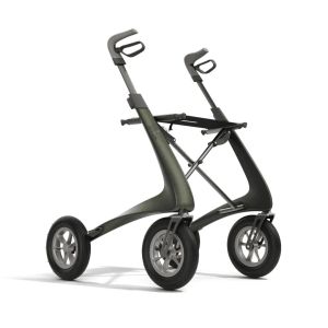Rollator Carbon Overland avec petit sac