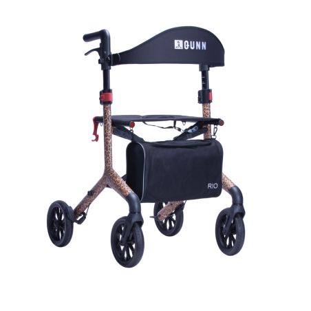 Rollator 4 roues léger Rio Leopard
