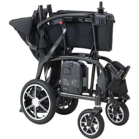 Fauteuil électrique pliable en carbone AeroCarbon plié