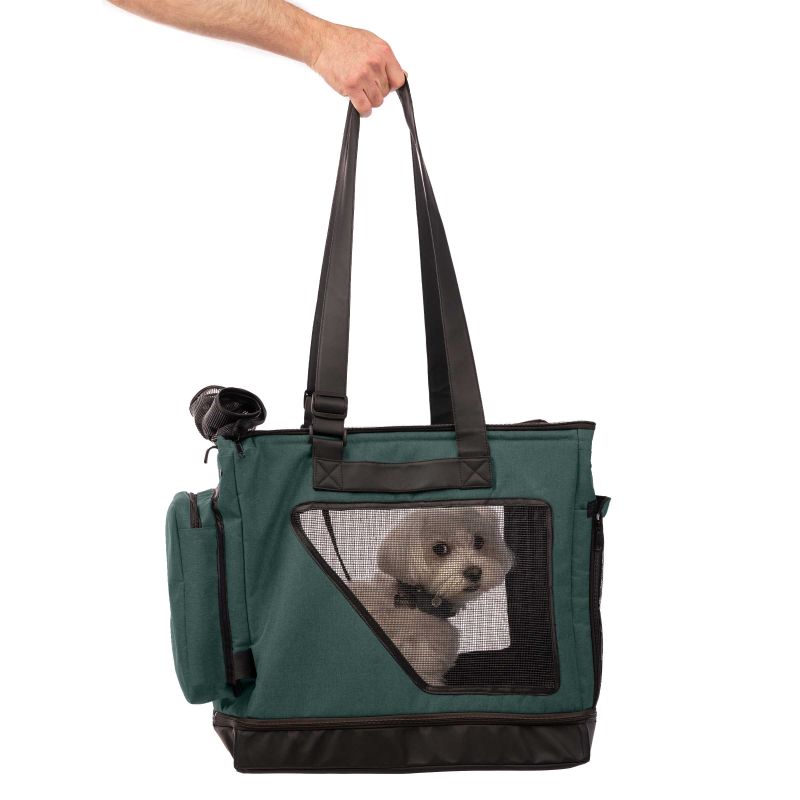 Chariot de course pour animaux Cube P - sac avec chien