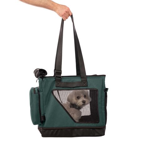 Chariot de course pour animaux Cube P - sac avec chien