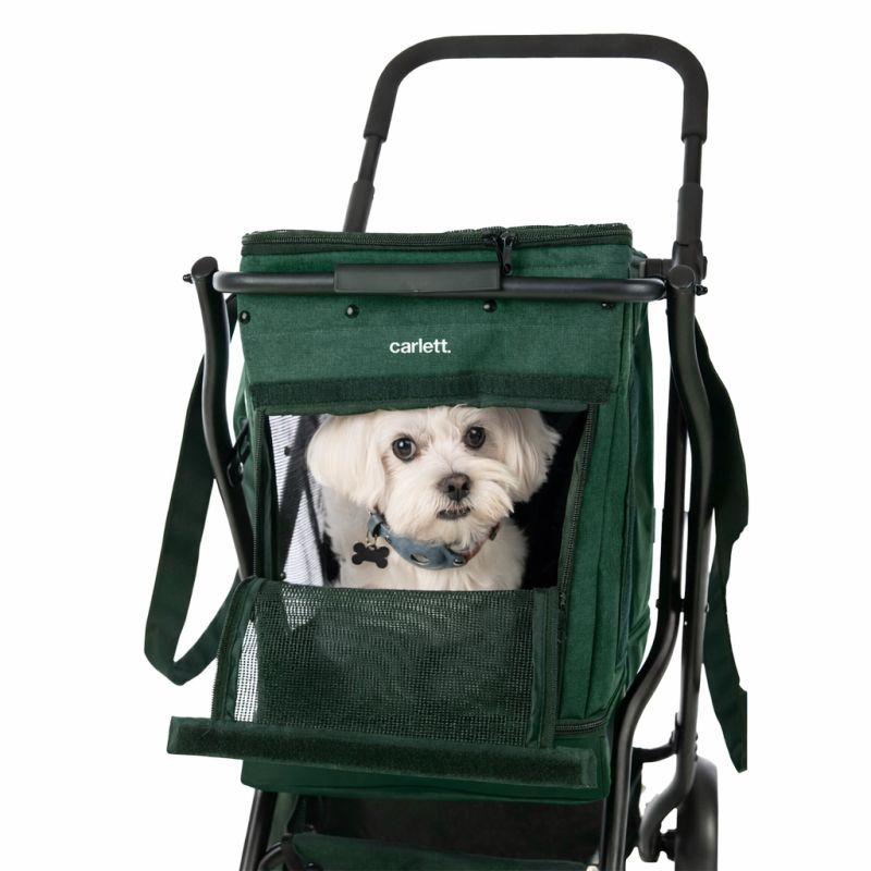 Chariot de course pour animaux Cube P - fenêtre avec chien 2